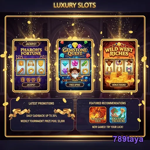 789taya luxury slots promotions
